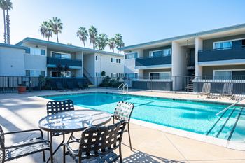 our apartments in a city have a swimming pool